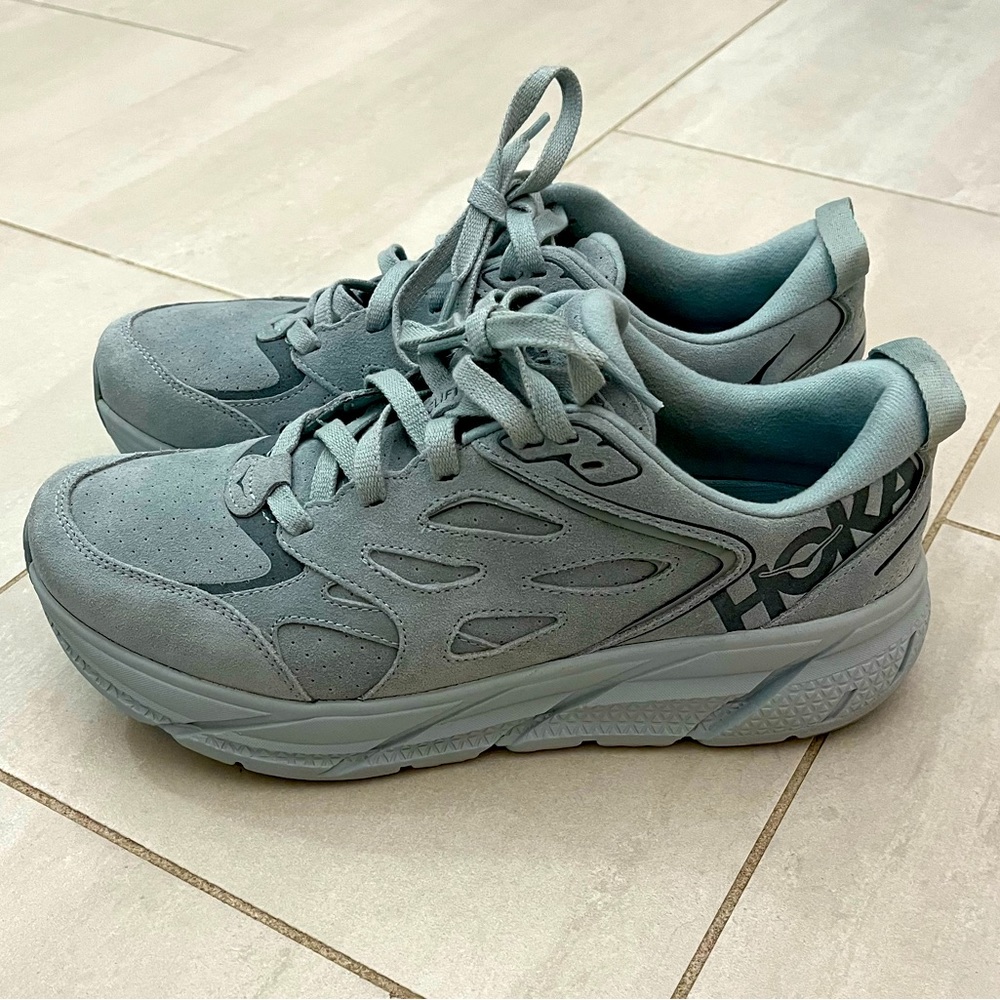 Hoka One One Suede Clifton Sneaker